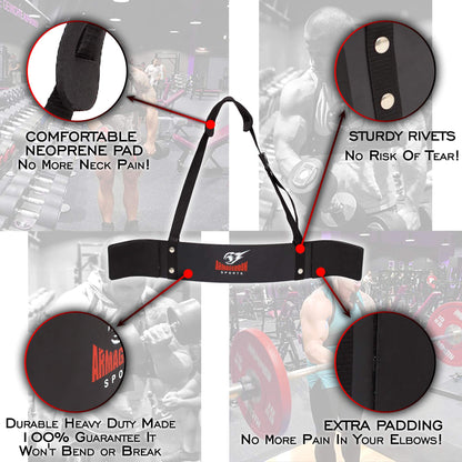 Premium Heavy Duty Arm Blaster + BONUS Premium Lifting Straps, Biceps Bomber, Arnold Biceps Isolator, Bodybuilder Heavy Duty Arm Blaster, Arm Curl