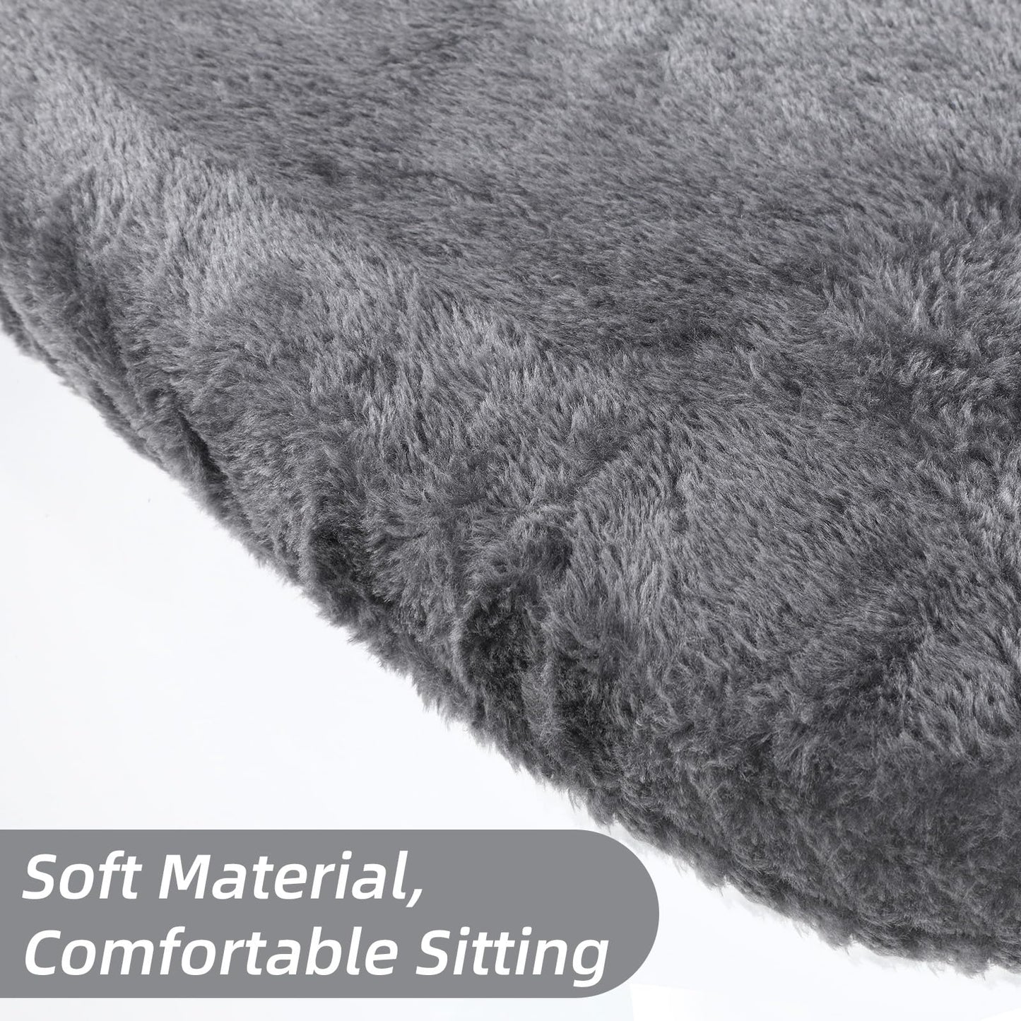 1 PCS Toilet Seat Lid Cover Microfiber Soft Velvet Toilet Cover Durable Adjustable Stretch Fuzzy Seat Covers with Elastic Bottom Absorbent Machine