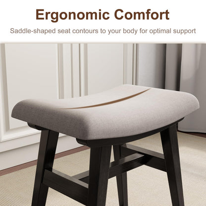 YQJJGL Dressing Table Stool Comfortable Vanity Stool Simple Padded Stool Chair for Makeup Desk Easy-To-Install Bedroom Chair Stool Suitable for