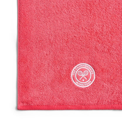 Wimbledon Guest Towels | Pack Of 2 | 40cm x 70cm | Soft Cotton | Official Tennis Championships Merchandise | 2026 Seasonal Colours | Pink