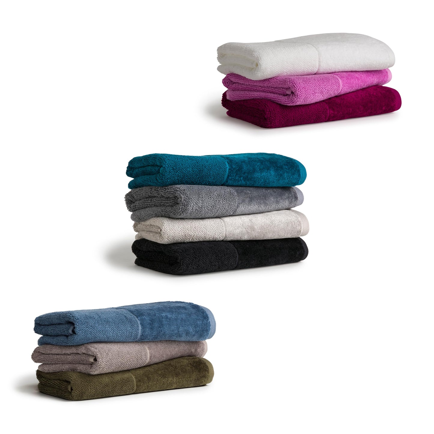 Möve Bamboo Luxe bath towel 80 x 150 cm made of 60% cotton / 40% viscose from bamboo cellulose, stone