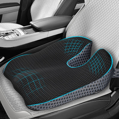 Car Seat Cushion, Memory Foam Car Wedge Cushion Height Booster for Driving