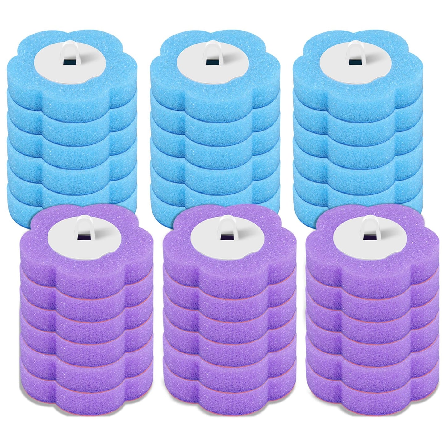36Pcs Toilet Wand Refill Pads, Toilet Brush Replacement Heads, Toilet Brush Refills Pads