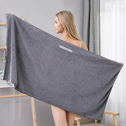 2 Pack Microfiber Hair Drying Towels, 100 x 60cm, Super Absorbent, Super Soft, Fast Drying Turbans Microfiber Hair Towel Wrap for Long, Thick
