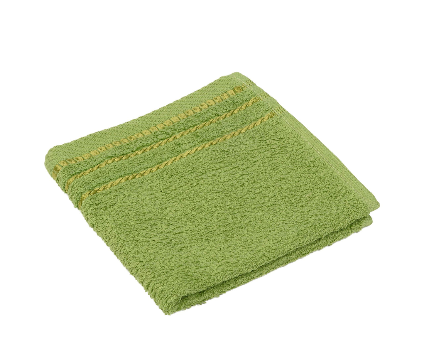 Gözze - Set of 4 Faceloths, Berlin, 100% Cotton, 30 x 30 cm - Dark Green