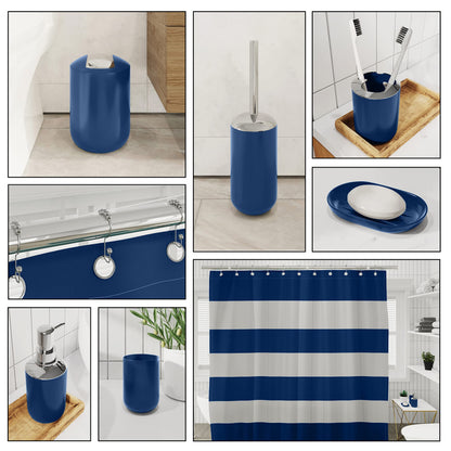 Clara Clark Bathroom Set - Gray Bathroom Accessories Set, 20PC Bathroom Accessory Set, Shower Curtain Set with Liner, Toothbrush Holder