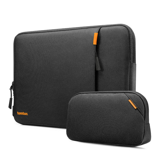 tomtoc 360 Protective Laptop Sleeve for 13-inch MacBook Air M3 2024, M2/A2681 M1/A2337 2022, MacBook Pro M2/A2686 M1/A2338 2024-2016, Water-Resistant