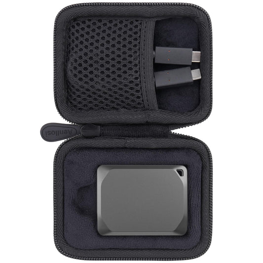 Aenllosi Hard Carrying Case for Crucial X9/X9 Pro/X10 Pro 1TB/2TB/4TB Portable SSD, Protective Case for Crucial USB Drive, External Solid State Drives