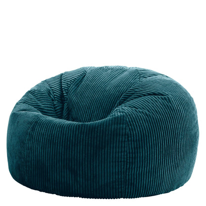 icon Kingston Cord Bean Bag with Filling Included, Teal