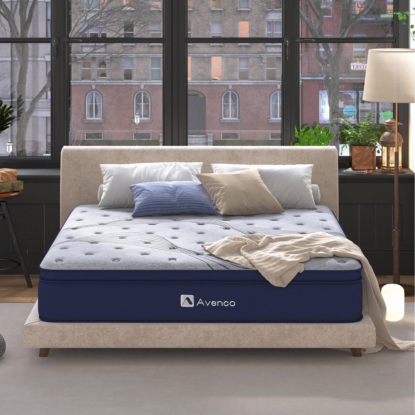 Avenco Bed Mattress Conventional, Foam, Super King