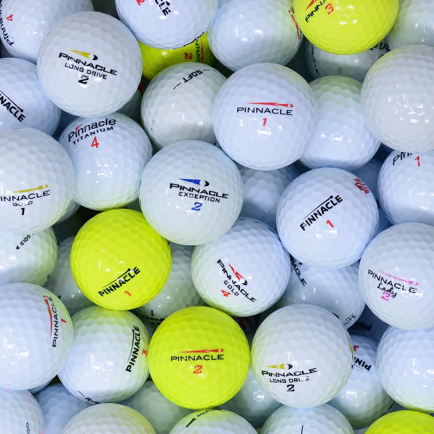 Second Chance Pinnacle 48 Quality Lake Golf Balls Grade A