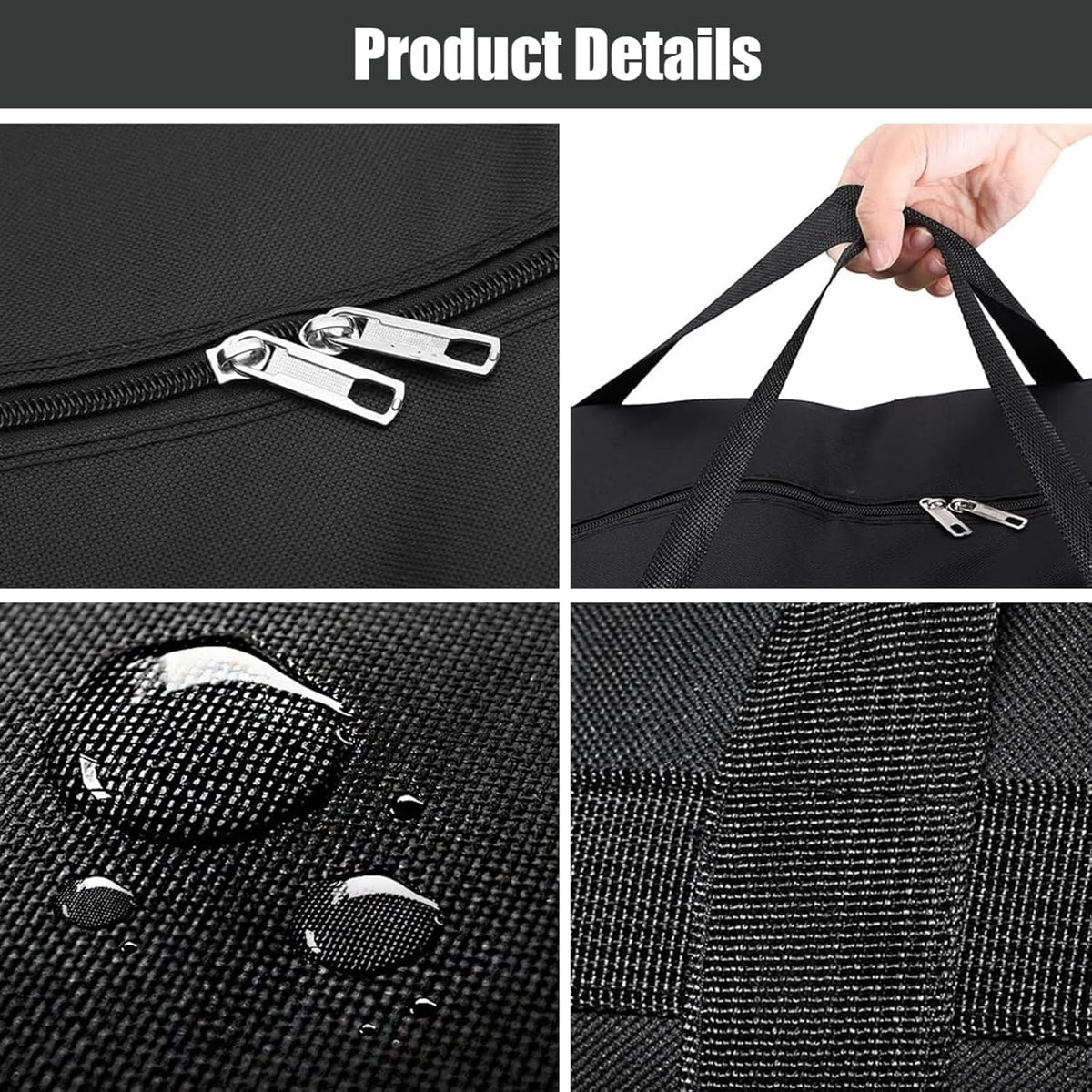 Punklong 2Pack 180L Large Moving Boxes,and Boxes for Moving House with Zipper Handles,Large Storage Bags with Strong 600D Oxford for Under Bed