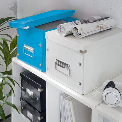 Leitz Large Storage Cube, Blue, Click and Store Range, 61080036