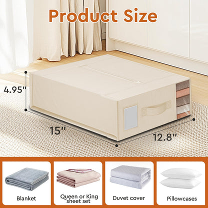 StorageTastic Bed Sheet Closet Organizers and Storage Under Bed Storage