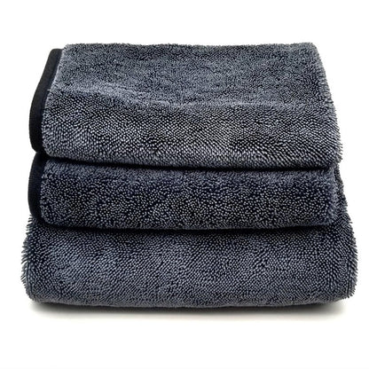 Yeria Shiny Bath XXL Drying Cloth, Fast Dry Microfibre Cloths, Premium Wipes for Shower Cubicle, Car, Household, Camping (3, 40 x 40 cm)