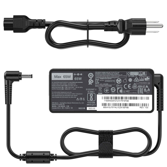 65W Laptop Charger for Lenovo IdeaPad 1 3 5 330-14, 330-15, 330-17, 510-15, 330s-14, 330s-15 Lenovo Flex 4 5 6 Ideapad 110 510 520 530s 710s S145 S340
