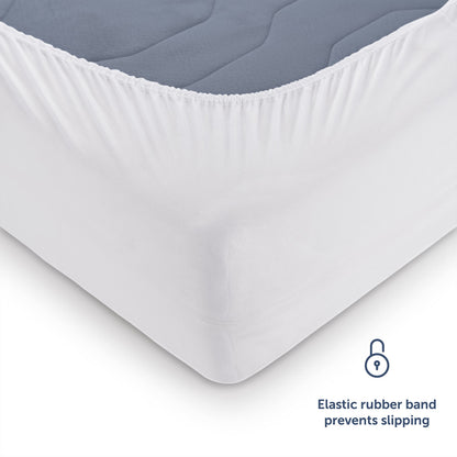 Blumtal QUILTED Mattress Protector KING SIZE - Super Soft Padding, Extra Deep Mattress Protector, Protection against Bed Bugs - 150 x 200 x 40 cm
