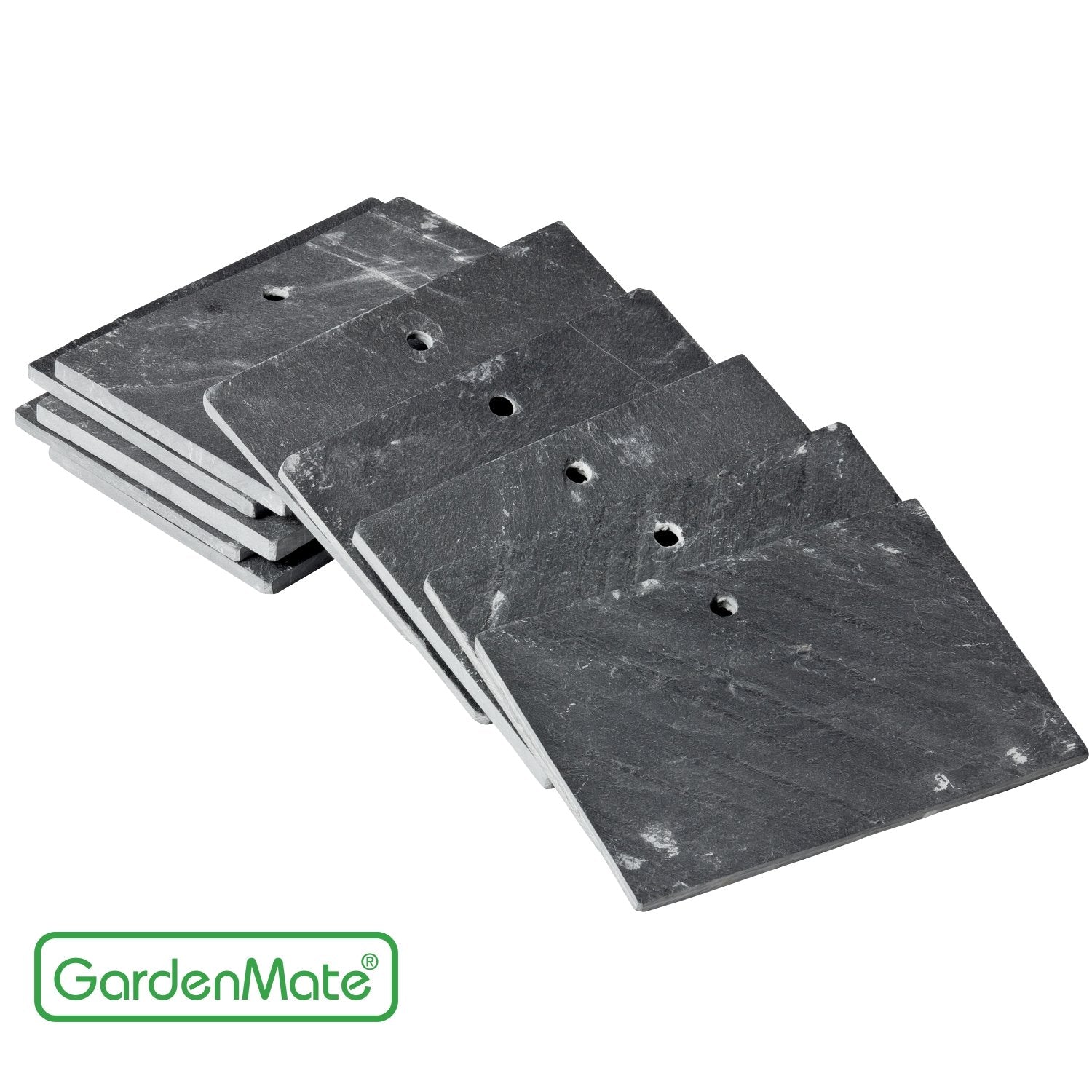 Slate Small Label GardenMate Set of 10 Modern Style Slate Plant Labels (10x7 centimetres ...