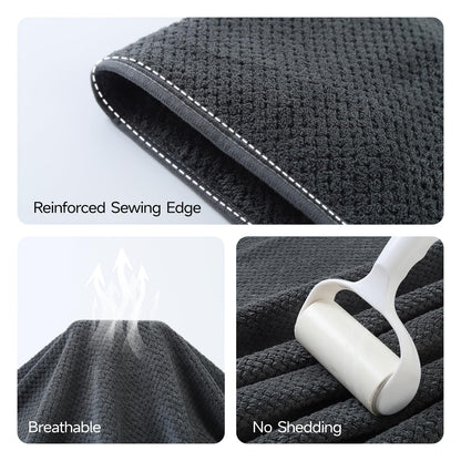 REDKISS 2-Pack Extra Large Bath Towels-100x200CM Microfibre Towel for Adult