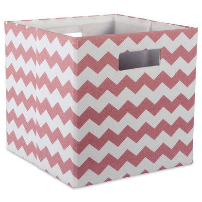 DII 13 x 13 x 13, Chevron Rose, 100% Polyester, L