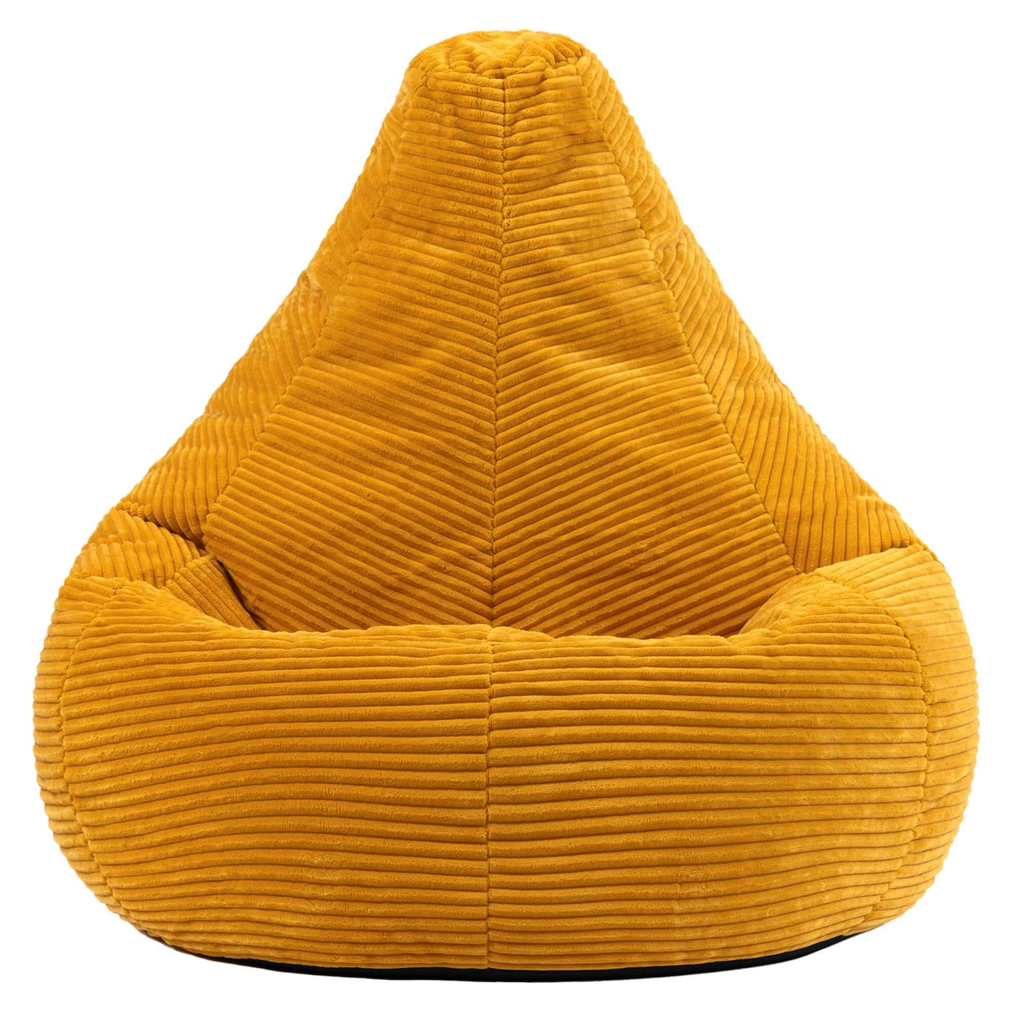 icon Dalton Cord Bean Bag with Filling Included, Set of 2, Yellow