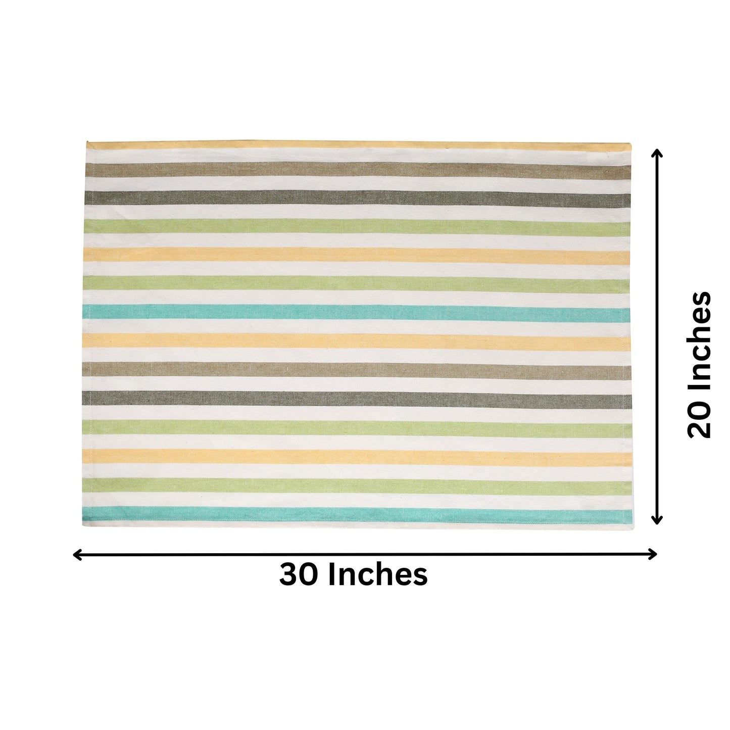 FINGERCRAFT Kitchen Dish Towels, 100% Natural Cotton, Set of 6 Multi-Purpose Kitchen Towels, Very Soft, Highly Absorbent