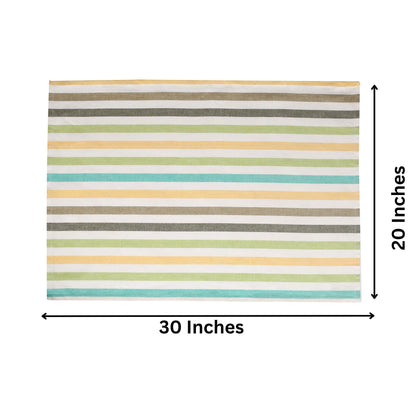FINGERCRAFT Kitchen Dish Towels, 100% Natural Cotton, Set of 6 Multi-Purpose Kitchen Towels, Very Soft, Highly Absorbent