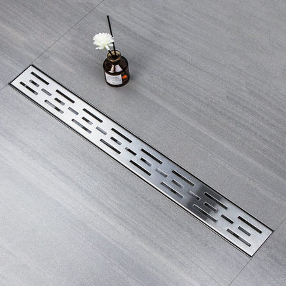 Sunrik Stainless Steel Shower Channel 40 cm, Quick Drainage, AEC Siphon