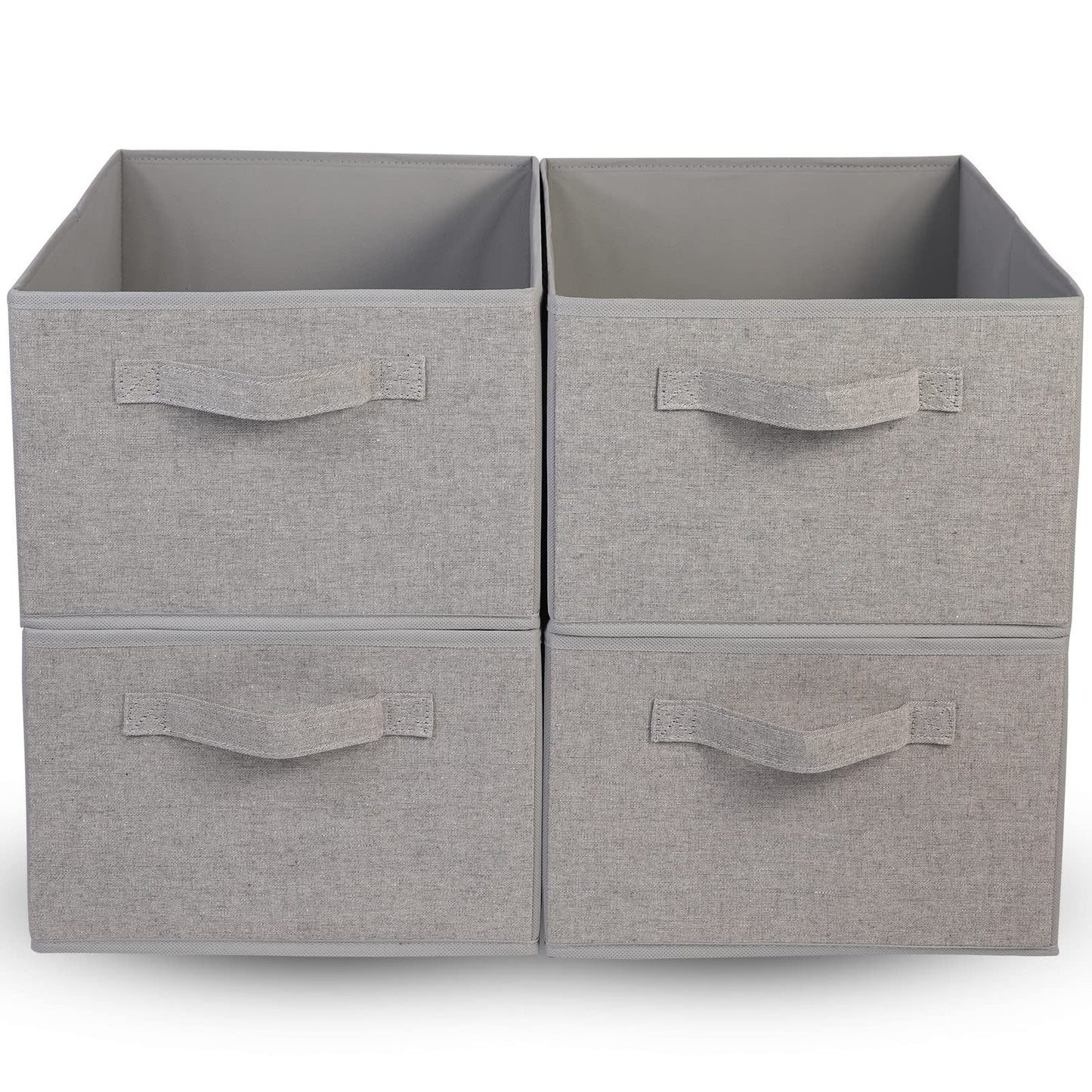 4 PCS Clothes Drawer Organisers Fabric Storage Box for Wardrobe Clothes Toy