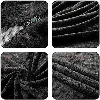 HULKAY Bean Bag Sofa Mini Chair Cutton Filled Couch, Snuggle Reading Couch for Boys & Girls Comfy Single Armchair for Bedroom Nursery or Living