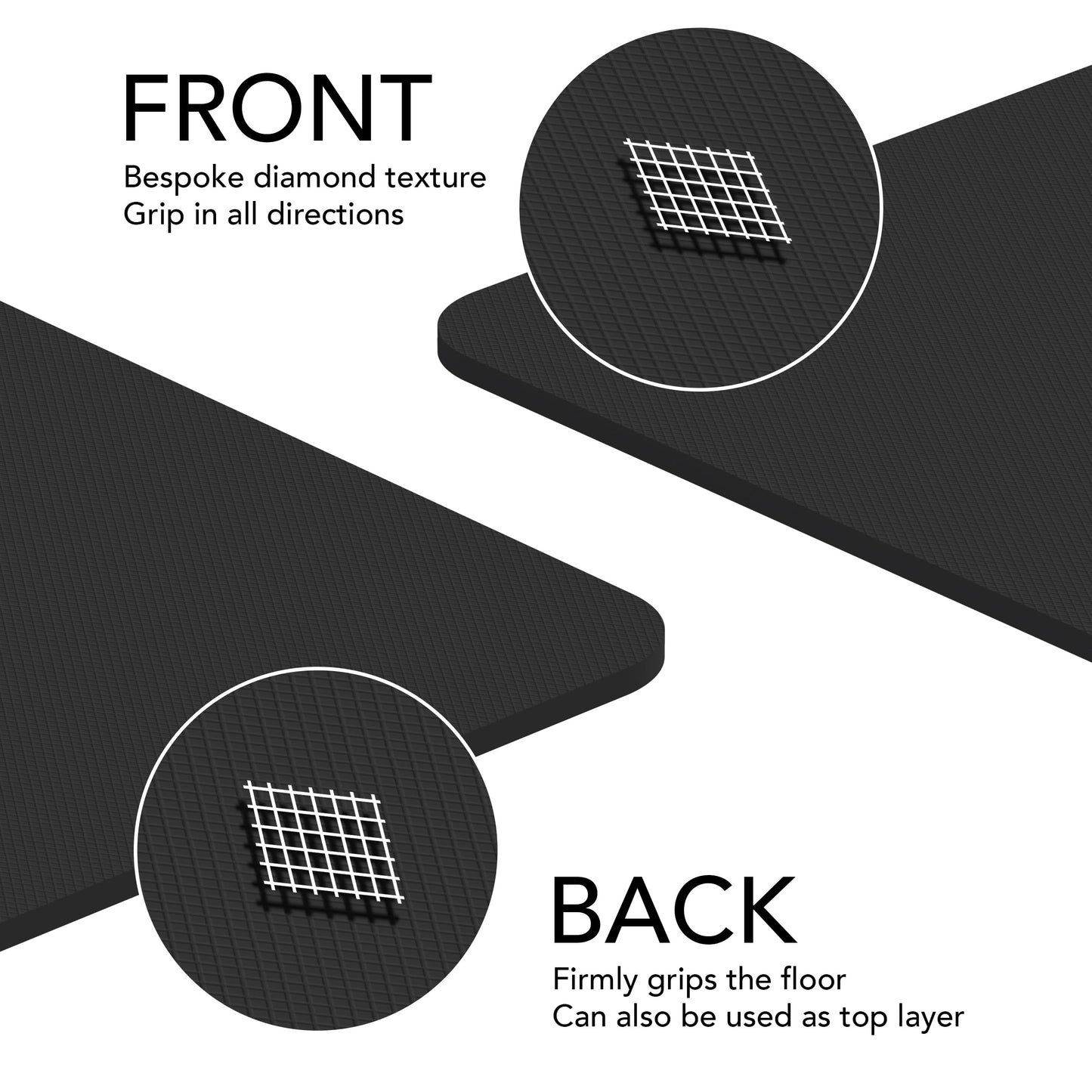 Large Exercise Mat  Extra Wide & Extra Thick Yoga Mat (183cm x 80cm x 10mm), TPE Fitness Mat with Free Carry Straps, Perfect for HiiT Home Workouts &