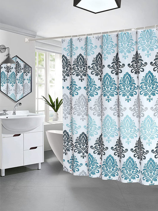 Tennove Shower Curtain 180 x 200cm Geometric Thick Polyester Fabric Mildew Resistant Shower Curtain Liner for Bathroom Decor Modern Waterproof Bath