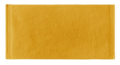 RIZO Top Towel - Set of 2 Bidet Towels - Bath Towels - Small Towels - 100% Combed Cotton - 600 g/m2 - Measure 30 x 50 cm - Gold