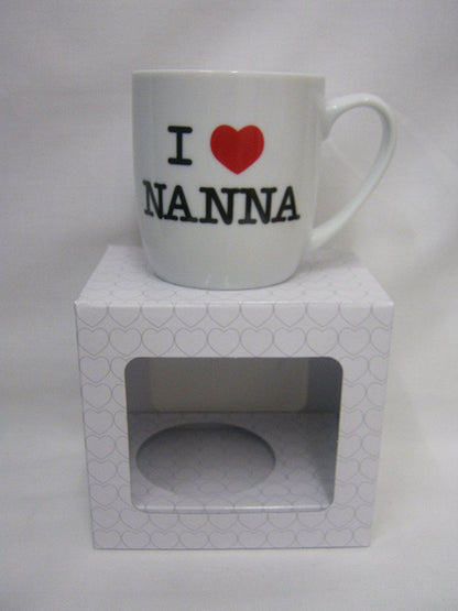 New Celebrations I Love Nanna Mug Red Heart 61761