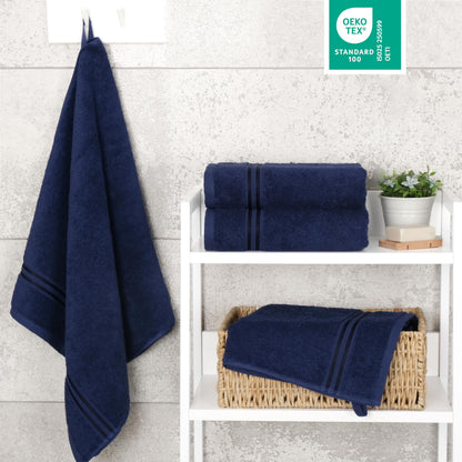 Hammetex Bathrobe 100% Cotton Unisex for Men and Women Quality 400 g/m² Quality Soft Absorbent Terry Towelling Bathrobe for Couples with Pockets