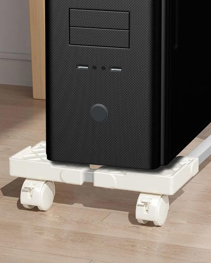 Mobile Aluminium CPU Stand for PC - PC Tower Stand Computer Trolley