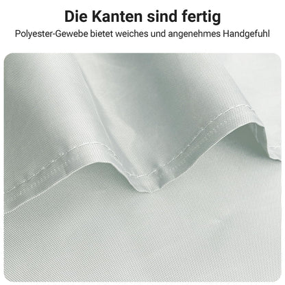 Lerores Shower Curtain, 100 x 180 cm, Grey, Weighted Hem, Anti-Mould Textile, Water-Repellent, Washable Polyester Fabric Bath Curtains for Bathroom
