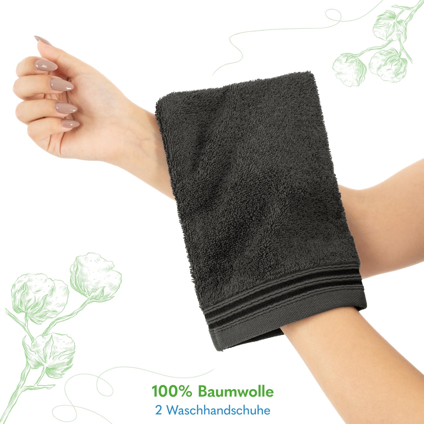 Hammetex Bathrobe 100% Cotton Unisex for Men and Women Quality 400 g/m² Quality Soft Absorbent Terry Towelling Bathrobe for Couples with Pockets