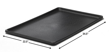 MidWest Homes for Pets 142PAN Replacement Pan for Midwest Cat Cage, 34.5 x 22.5 x 1.125, Black