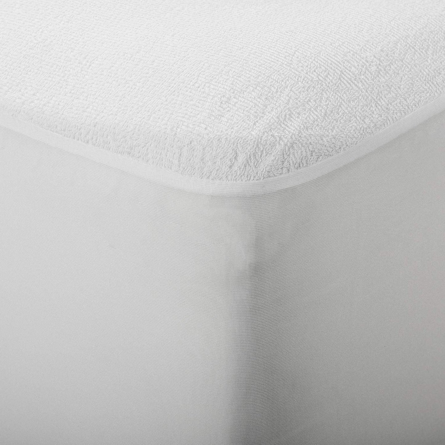 Pikolin Home PP05 Waterproof and Breathable Terry Mattress Protector 100% Cotton, white, 180 x 190/200 cm