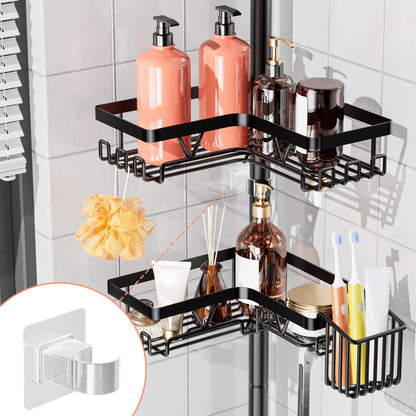 Daoun Corner Shower Caddy, Telescopic Shower Storage with Adjustable Height