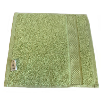 Sue Rossi Face Cloths Pack of 2 or 6, Turkish Combed Cotton, 30cm x 30cm Wash Cloth Fingertip Flannel, Soft & Absorbent