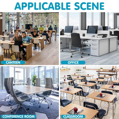 GALPADA Clear Sneeze Guard Board Desktop Area Dividing Board for Desk Partition Portable Countertop Barrier with Stable Base for Office Cashier