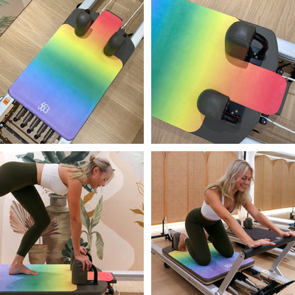 Professional Pilates Reformer Mat - Quick Dry Pilates Mat, Non Slip Sweat Wicking Cover - Pilates Equipment, Reformer Accessories. Premium Pilates