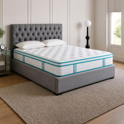 SANA SLEEP 4FT6 Double Mattress, 11 Zone Orthopedic Double Mattress, Pocket Spring Mattress, Motion Isolation, Pressure Relief