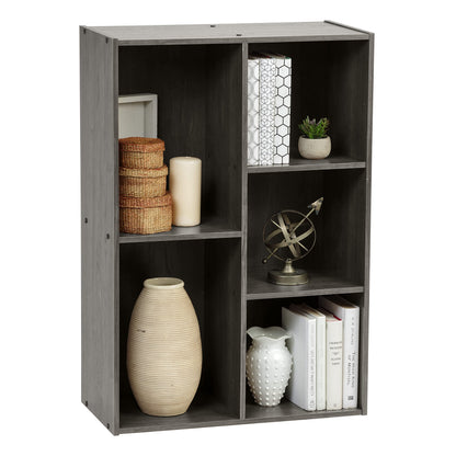 Iris Ohyama Wooden Storage Shelf,Cabinet Cube, Bookcase, Storage cabinet, Open cabinet, Easy assembly, Modular, Design, Office, Living Room,Bedroom