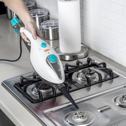 Vax Steam Clean Multifunction Steam Mop | Converts to a Handheld | Variable Steam Control - S85-CM, White and Blue