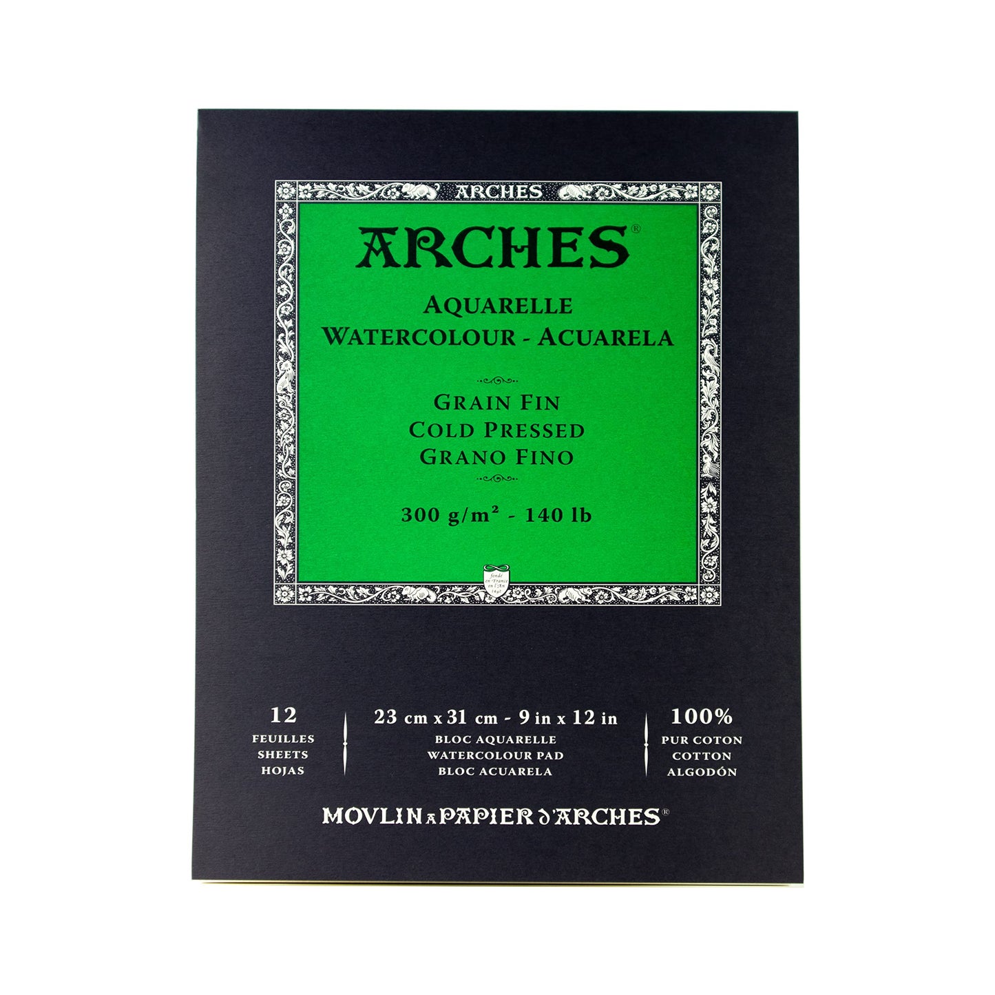 ARCHES 23 x 31 cm 300 gsm Cold Pressed Watercolour Pad