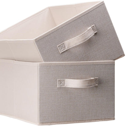 4 PCS Clothes Drawer Organisers Fabric Storage Box for Wardrobe Clothes Toy