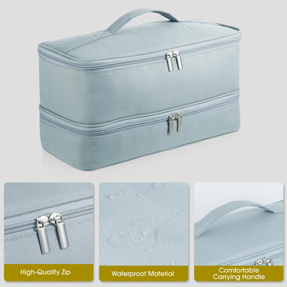 GENCAM Double-Layer Carrying Case Compatible with Shark Flexstyle (Gray)